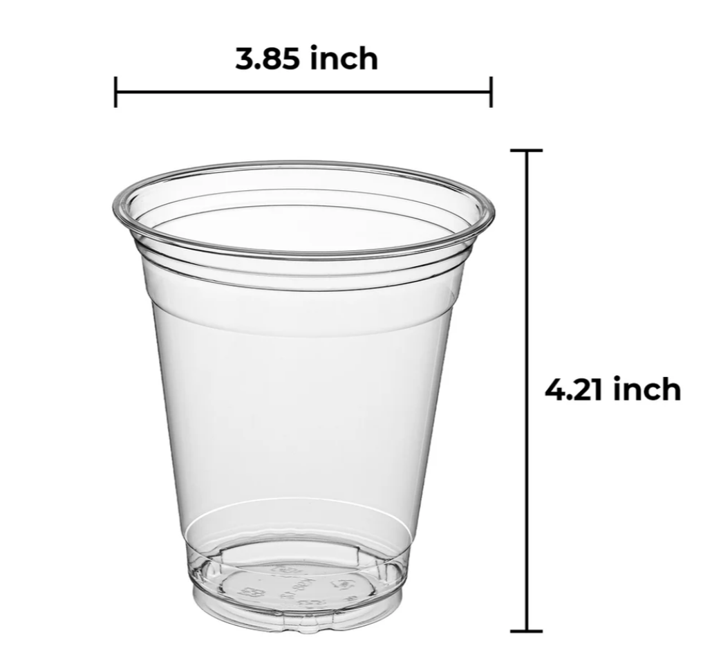 Clear PET Cold Cups - Cups Only