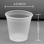 Deli Containers with Lids - Case of 240 Sets
