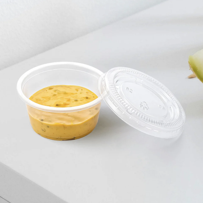 Clear Portion Cup Lids