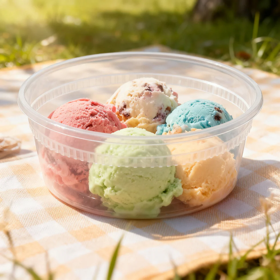 Deli Containers with Lids - Case of 240 Sets