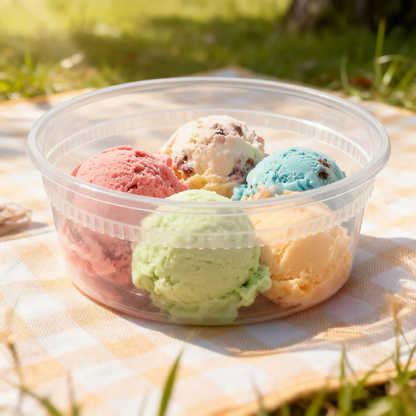 Deli Containers with Lids - Case of 240 Sets