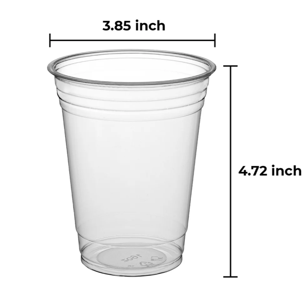 Clear PET Cold Cups - Cups Only